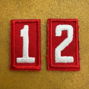 Boy Scouts of America Number Emblem Patches